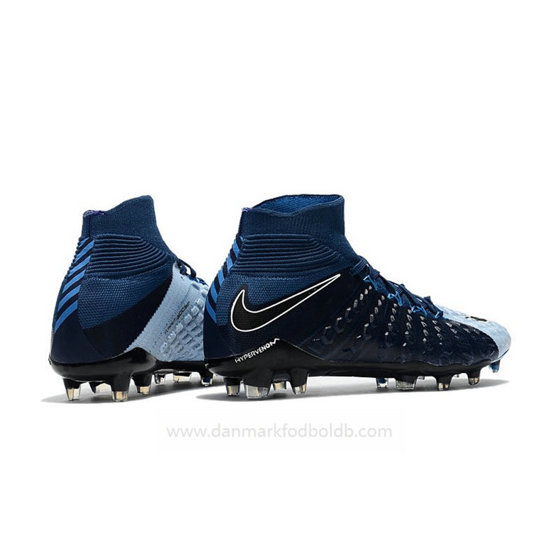 Nike Phantom Hypervenom 3 Elite Df FG Fodboldstøvler Herre – Svart Hvid